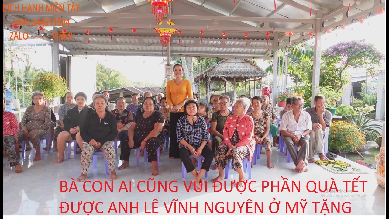 1362  ANH LÊ VĨNH NGUYÊN ( Ở MỸ ) TẶNG 30 PHẦN QUÀ CHO BÀ CON NHÂN DỊP TẾT ĐẾN | BHMT
