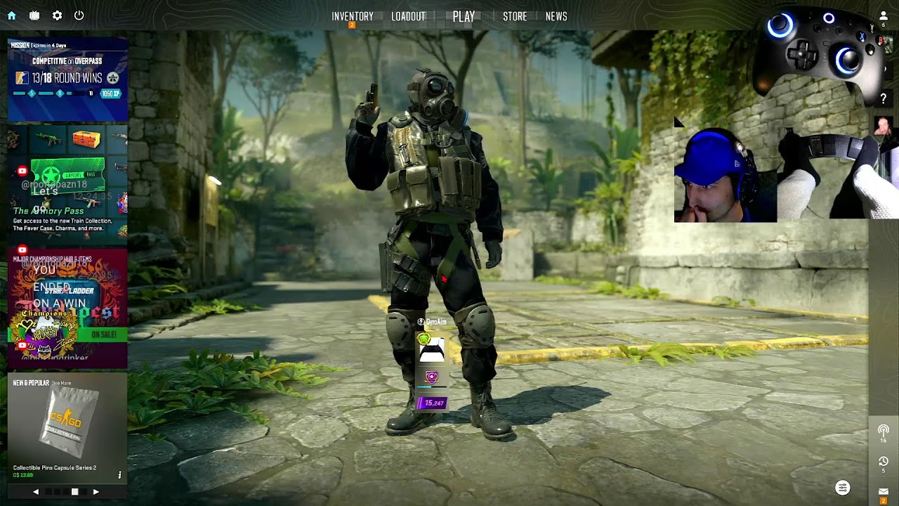 #1 Negev controller player in CS2