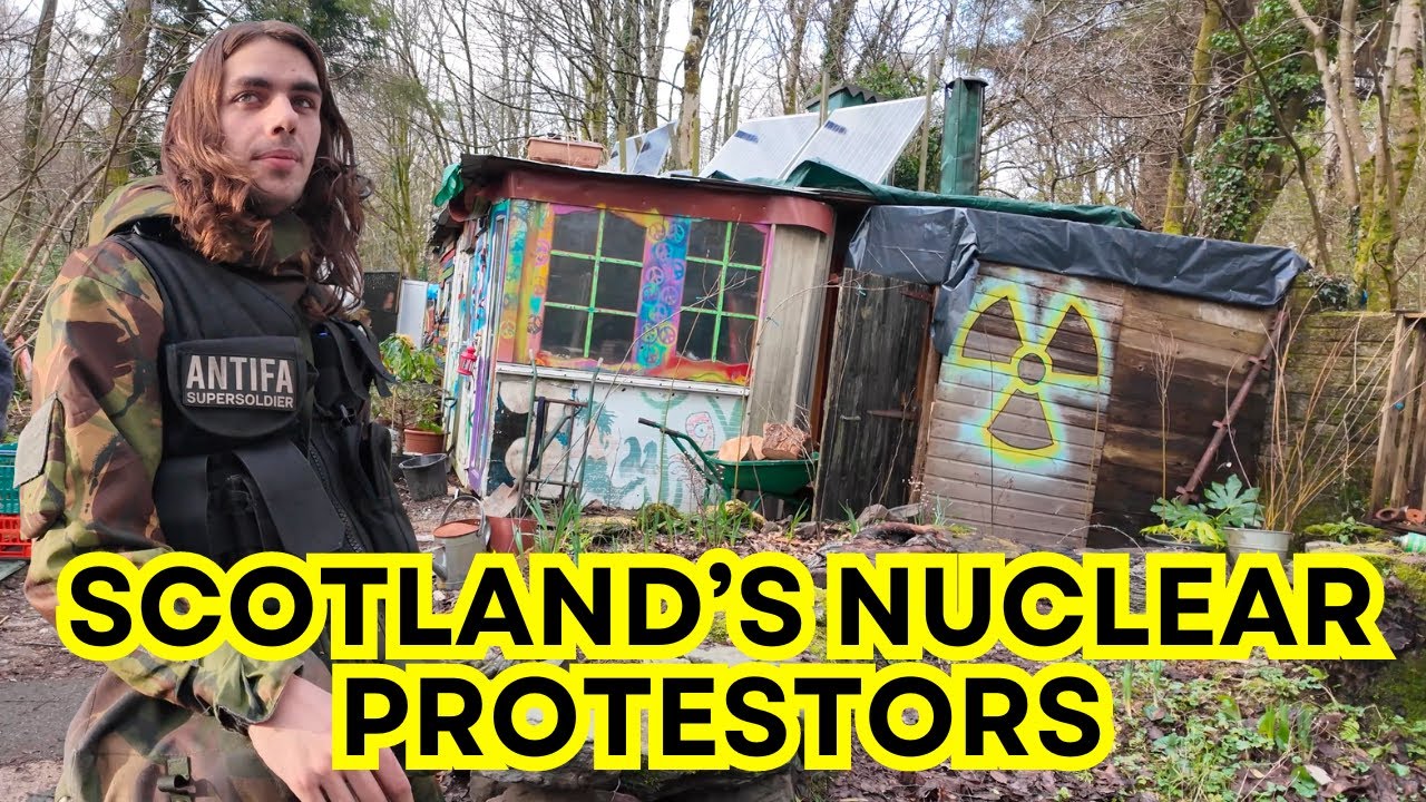 SCOTLAND'S NUCLEAR PROTESTORS - EXPLORING FASLANE PEACE CAMP