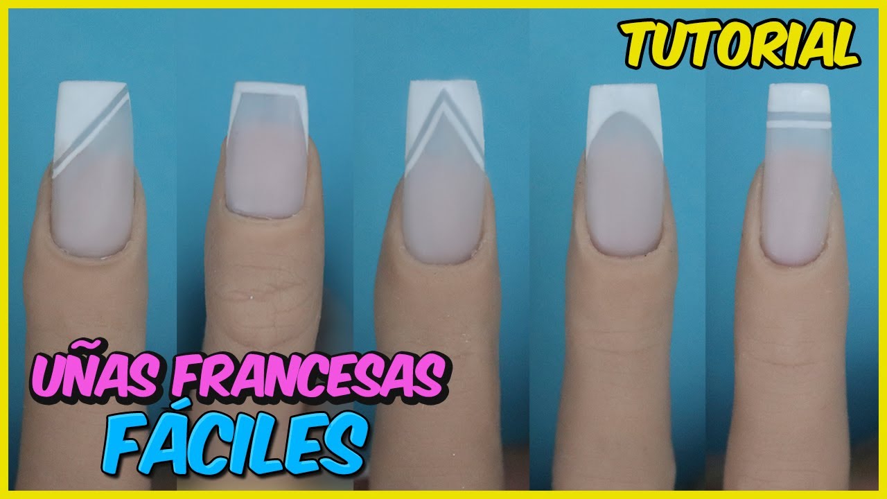 Como Hacer Uñas Francesas Fáciles - Línea PERFECTA