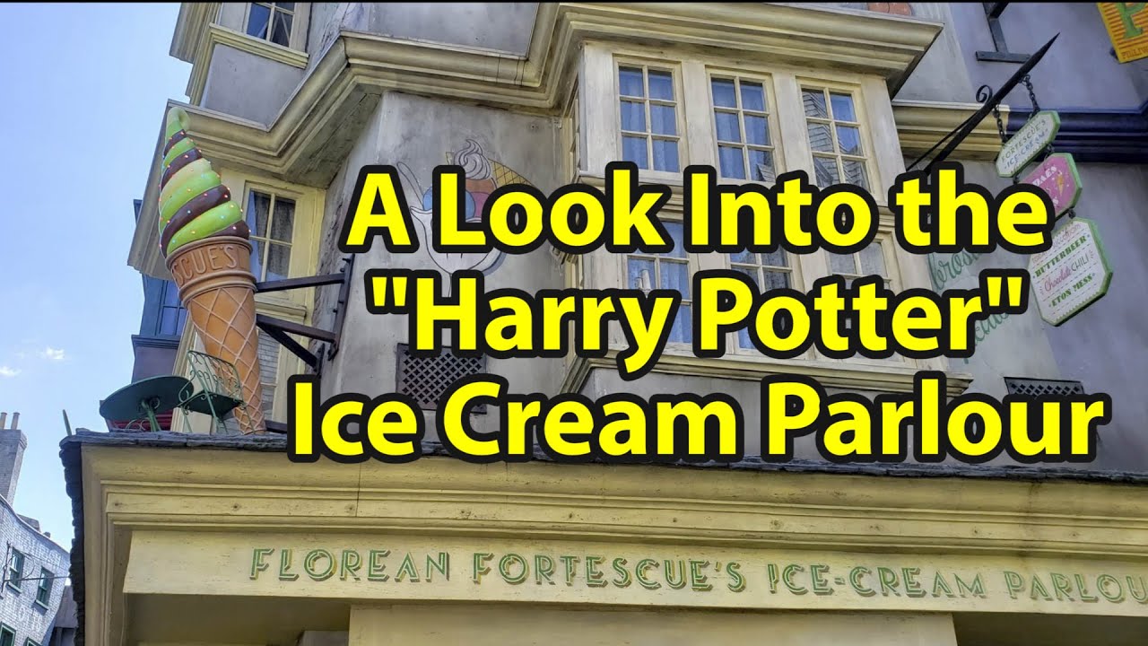 Harry Potter Ice Cream Shop, Florean Fortescue's Ice Cream Parlour / Wizarding World of Harry Potter