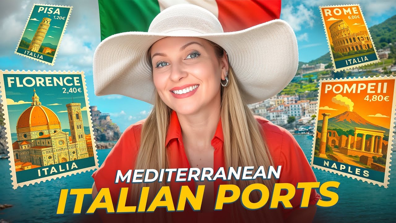 Best Mediterranean Cruise (Part 2). What To Expect in Italian Ports of Florence, Pisa, Naples, Rome.
