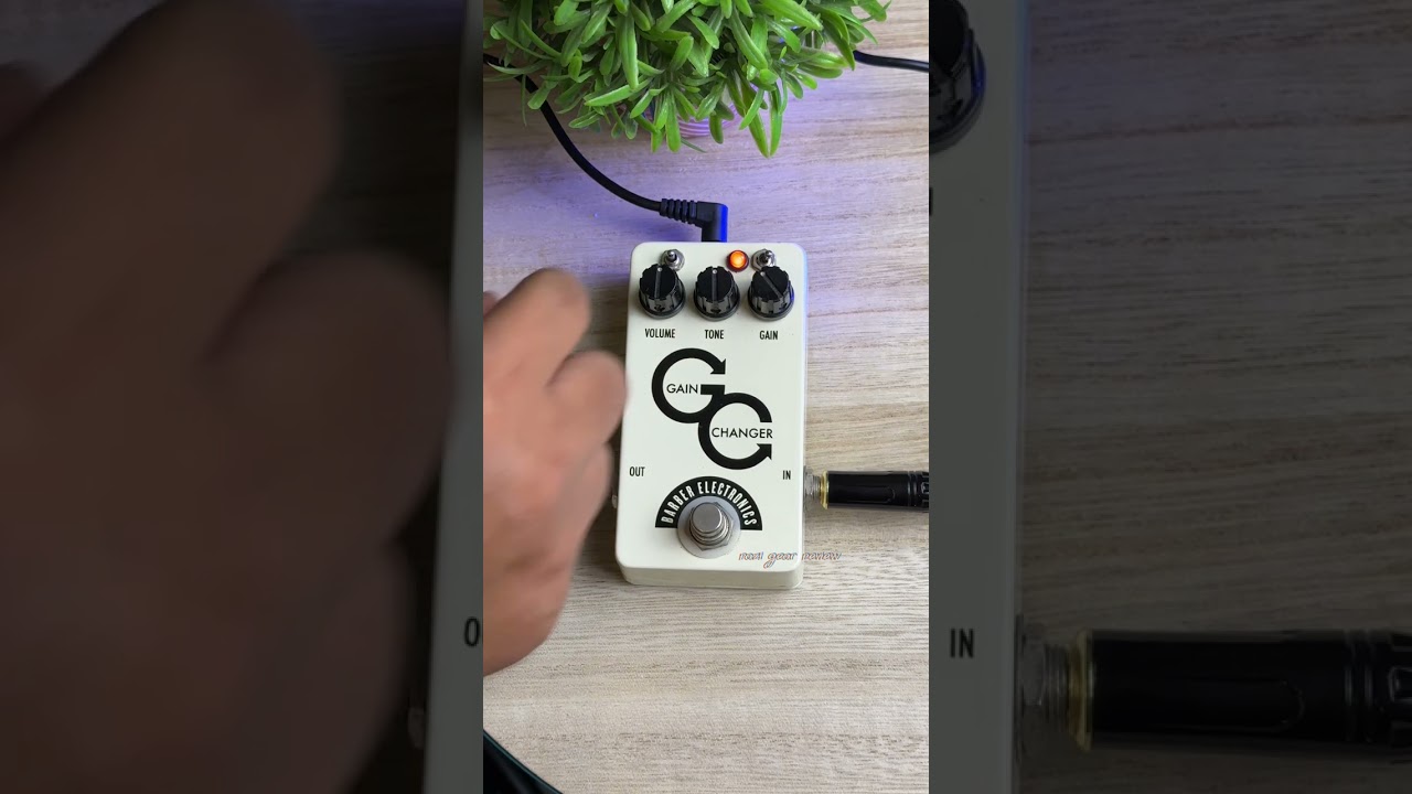 Review sound gain changer barber electronic pedal.