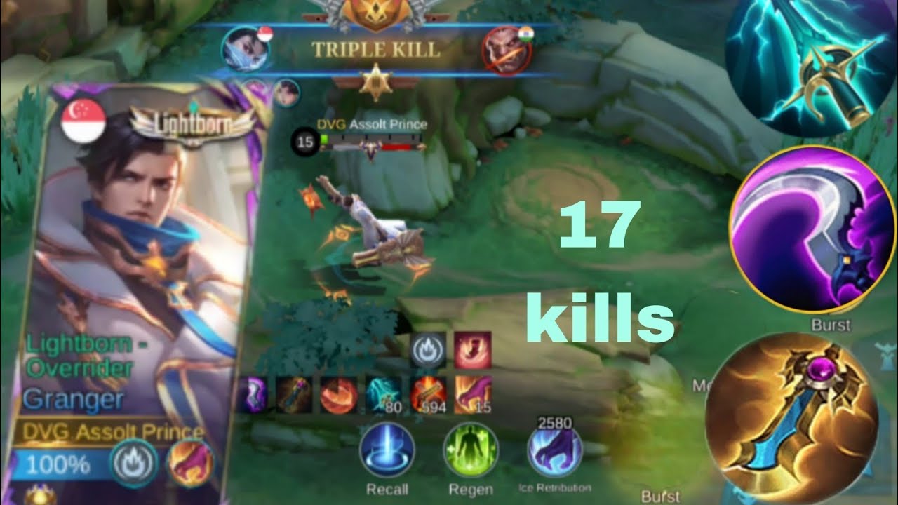SOLO RANK PUSH GRANGER HYPER CARRY 17 KILLS GAMEPLAY 😎 💪