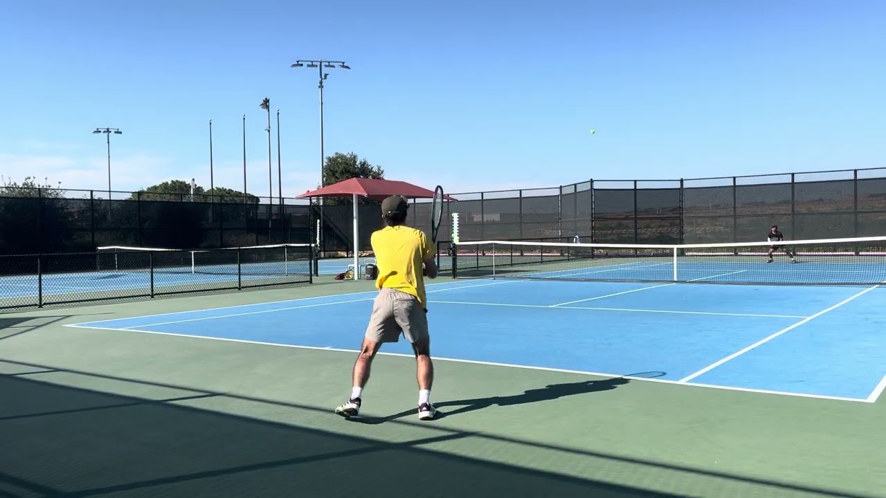 Some of second set Irvine open