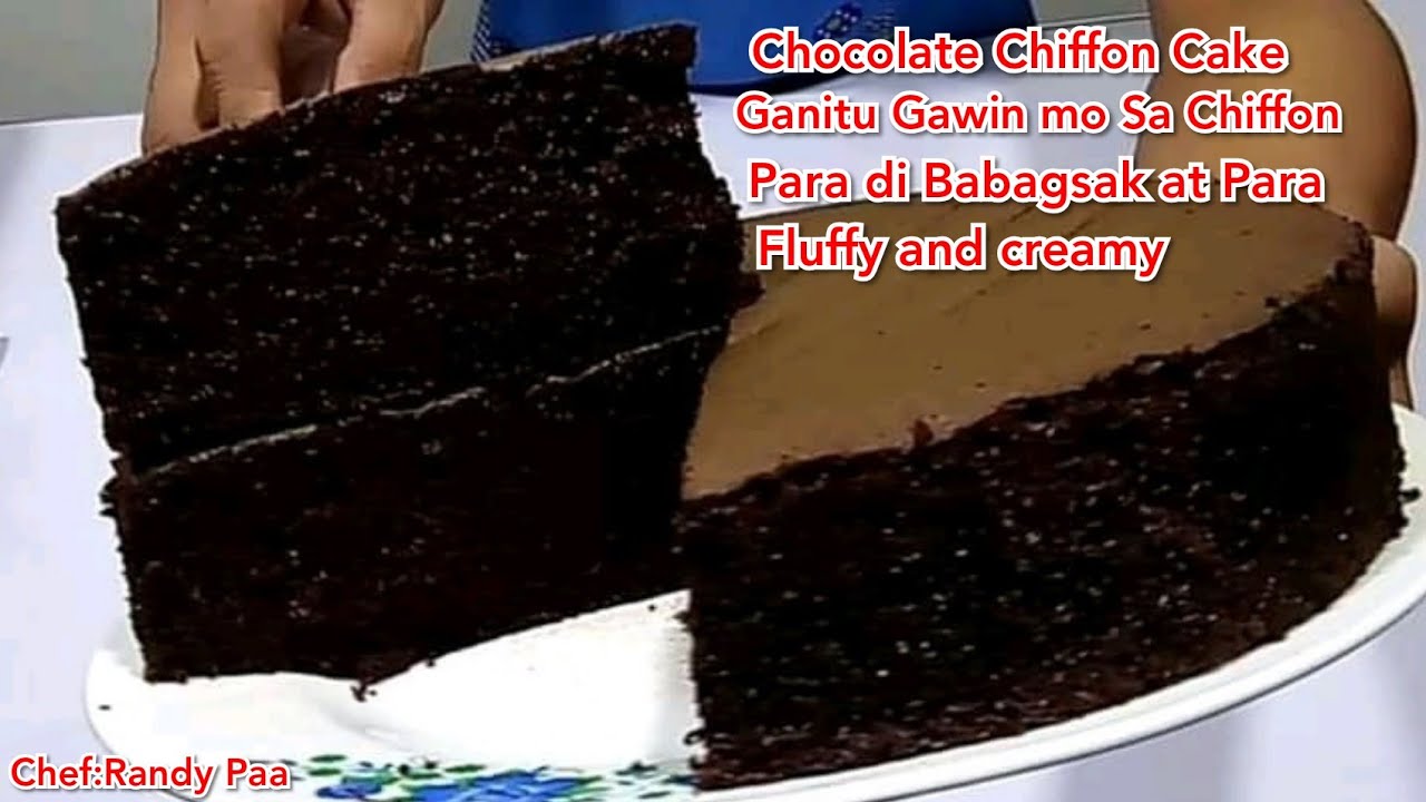 Best tutorial for Newbie Baker's Chocolate Chiffon Cake