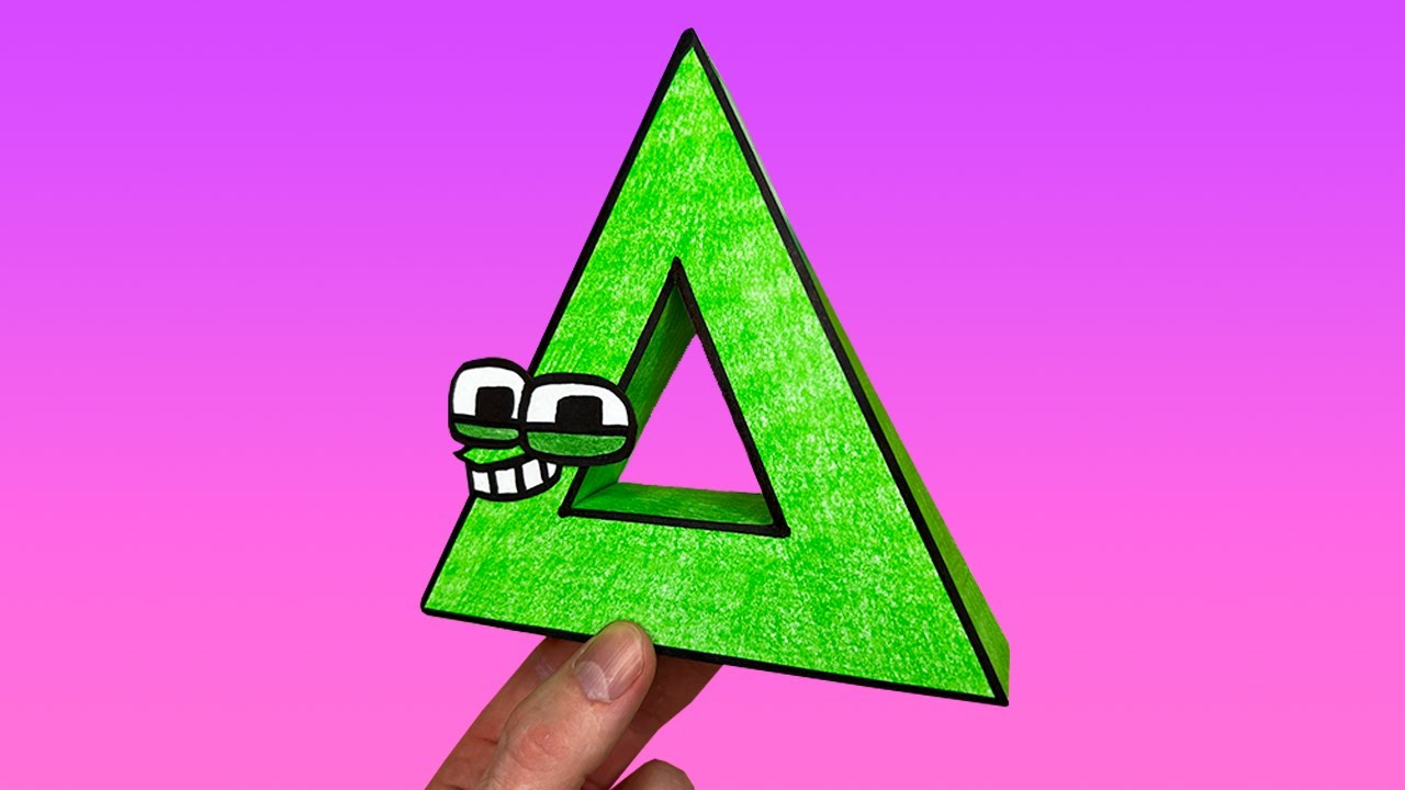 Paper Craft | GREEK Alphabet Lore DELTA | &Delta;