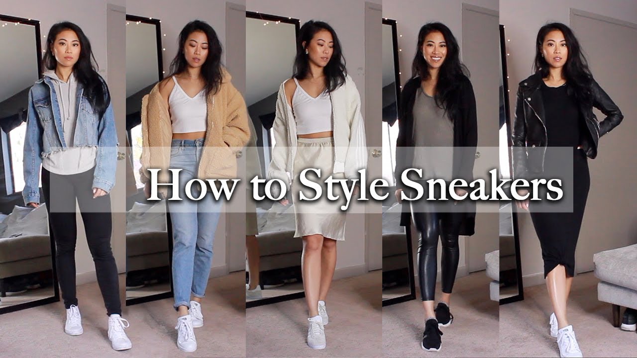 HOW TO STYLE SNEAKERS / NOT SO BASIC OUTFITS | CHRISTINE LE