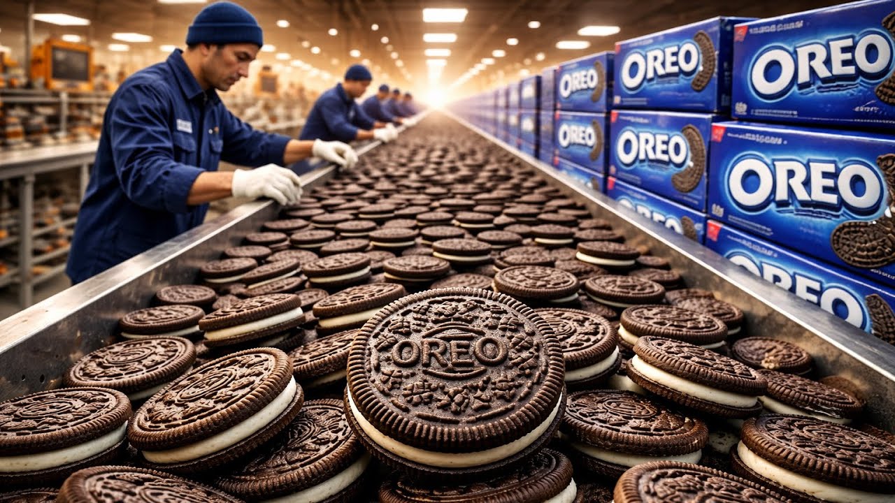 How Oreo Cookies Are Made – Inside the Billion-Dollar Oreo Factory