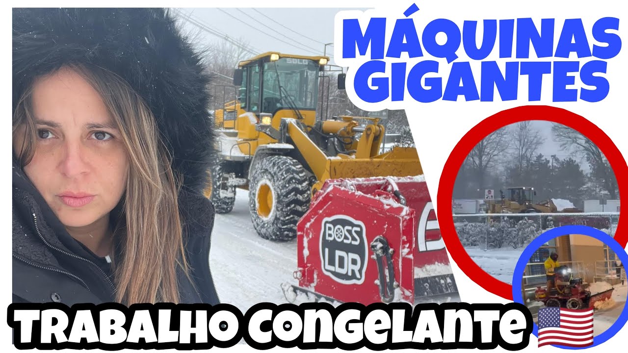 24 HORAS LIMPANDO NEVE SEM PARAR