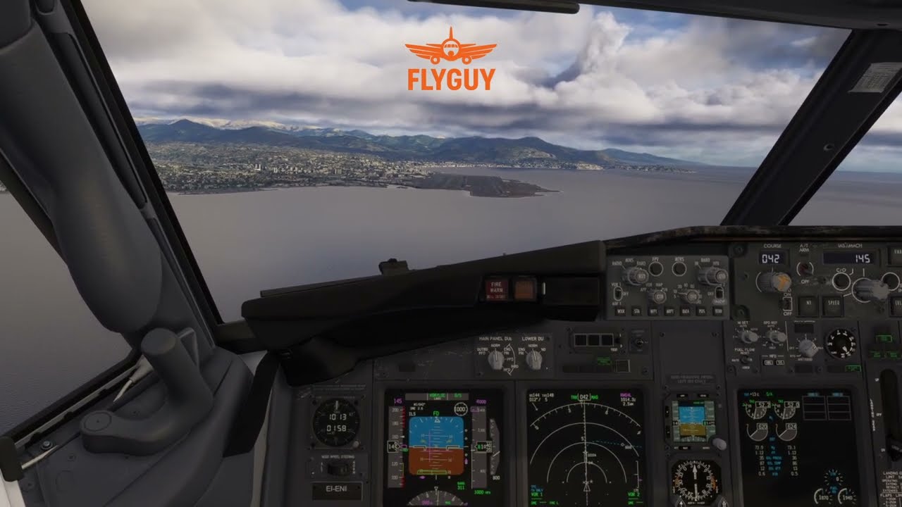 737-800 Landing at Nice | MSFS2024