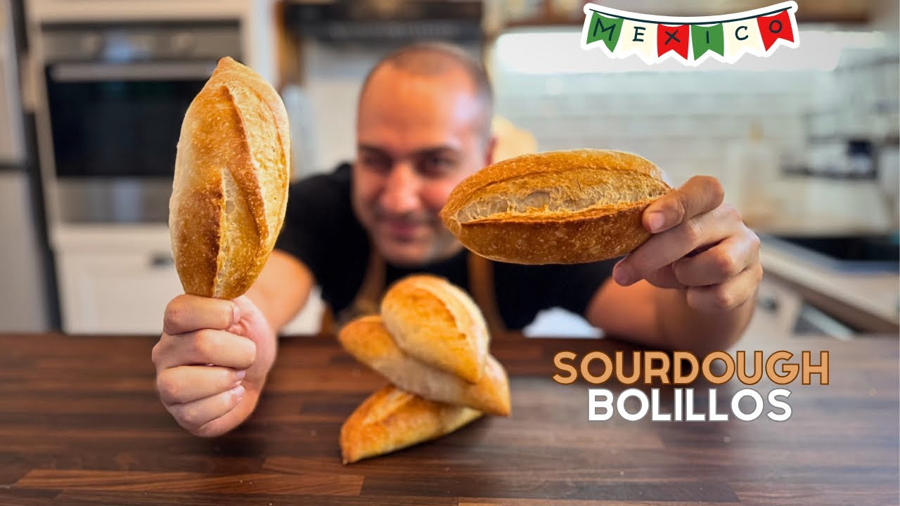 Sourdough Bolillos Mexican Baguette