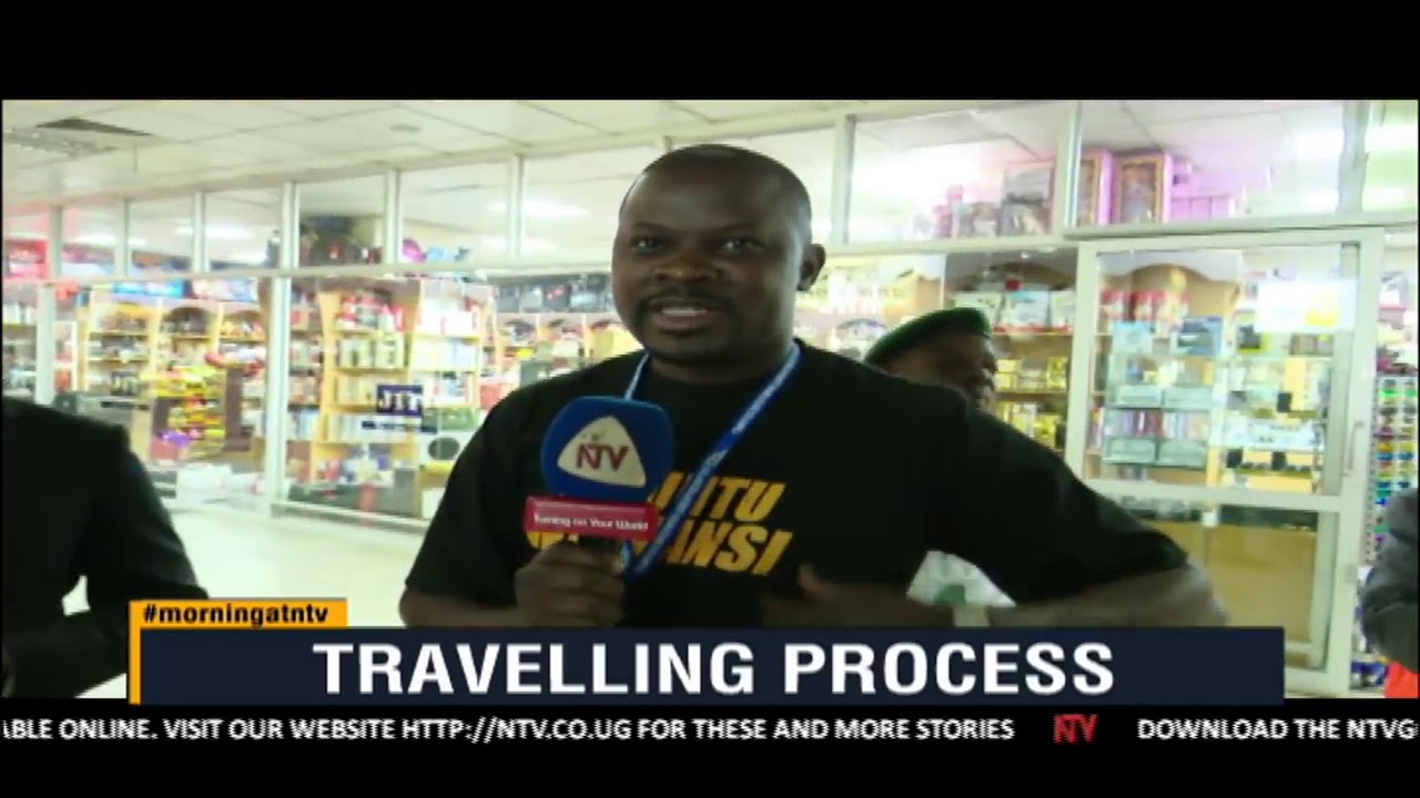 Testing the travelling process at Entebbe Airport on the ground