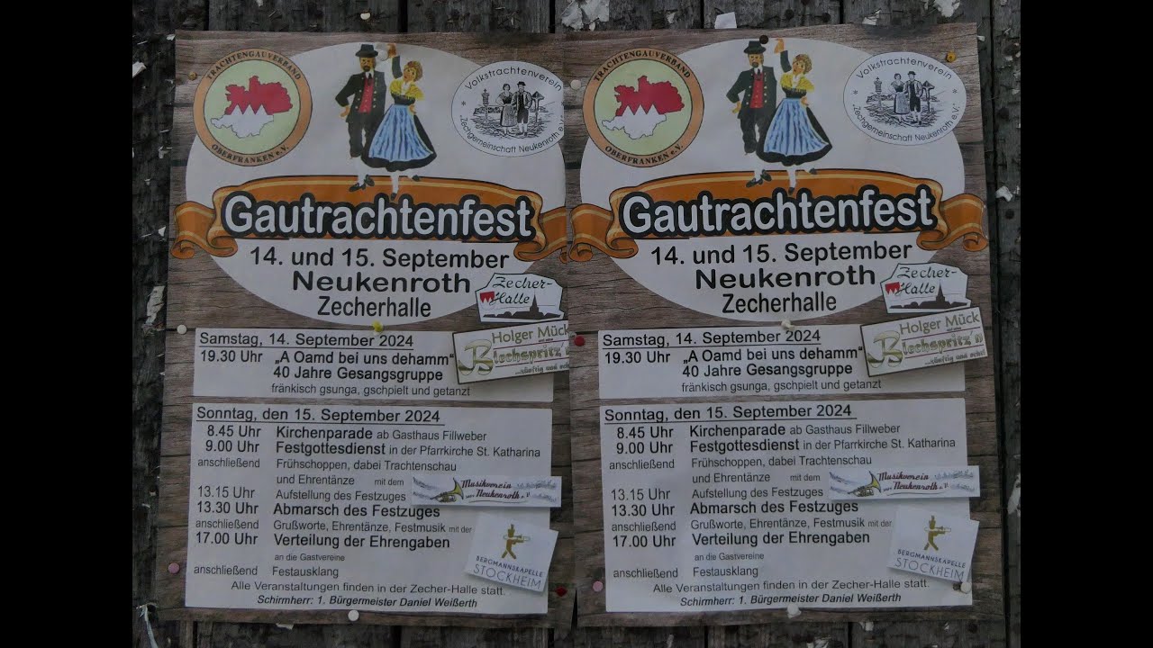 Gautrachtenfest Neukenroth 2024 Umzug