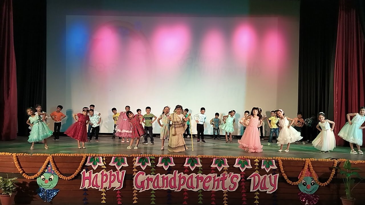GRANDPARENTS DAY CELEBRATION 2024 BY NURSERY & K.G CLASS.