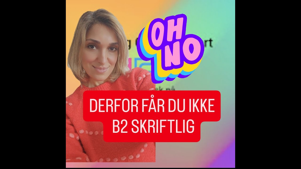 Video 204 - Alt dette bør du UNNGÅ på skriftlig norskprøve