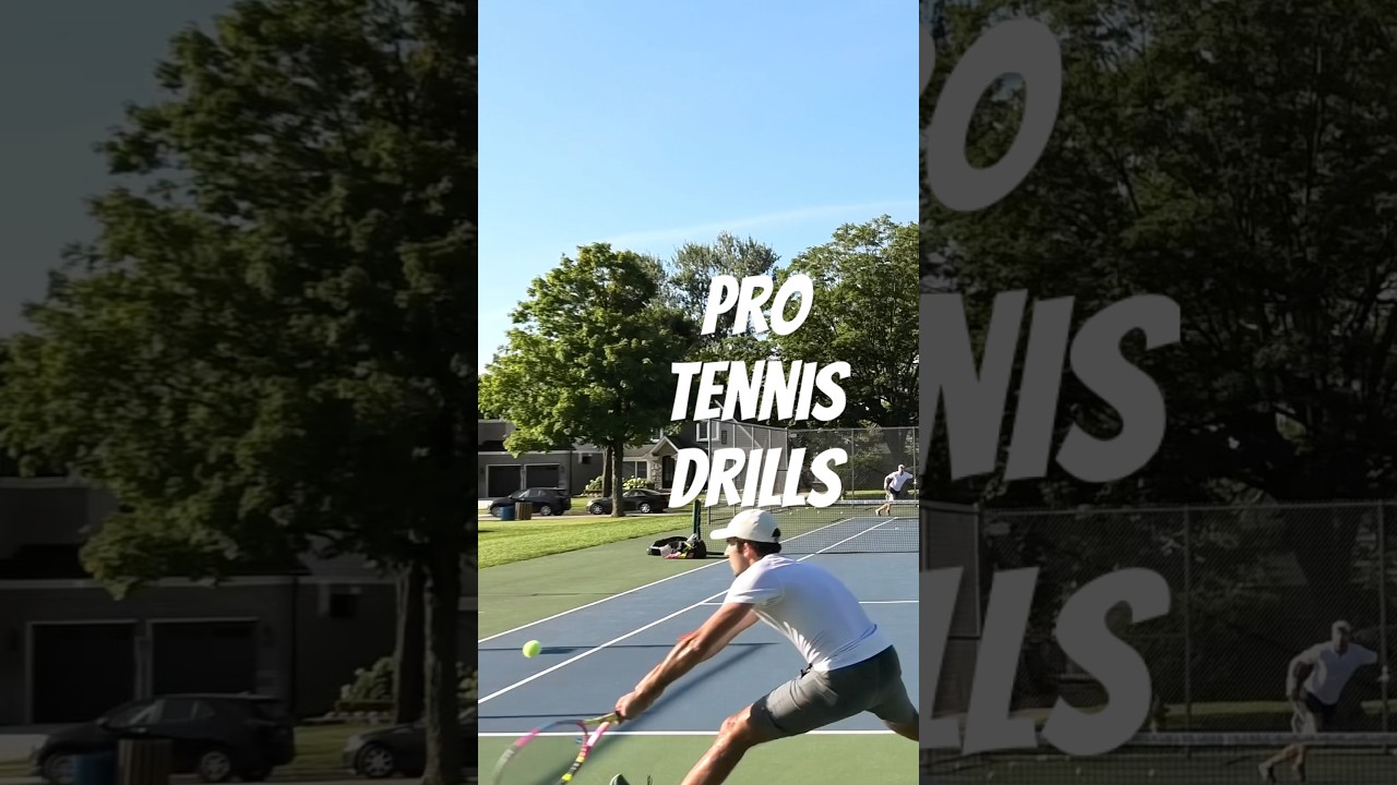 Pro Tennis Drills - this drill is helping me play the best tennis of my life