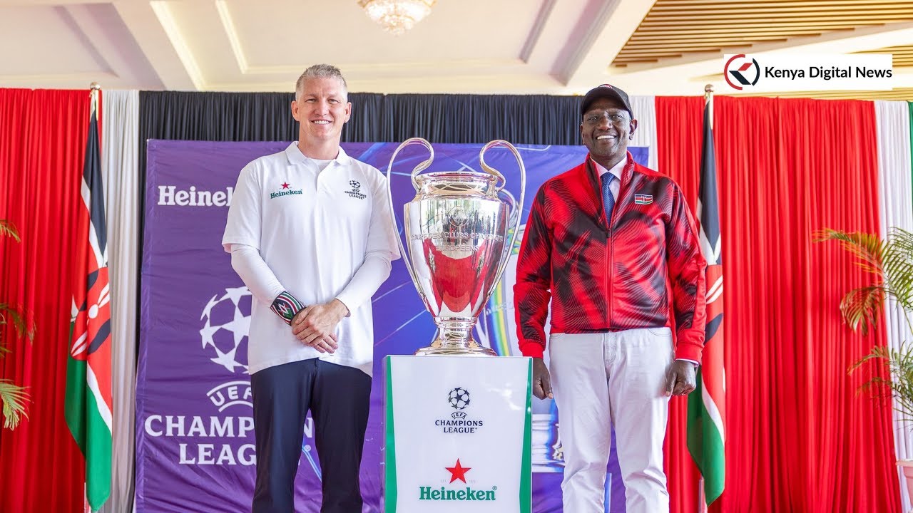 LIVE: President Ruto Hosts English Premier League Trophy Tour at State House, Nairobi