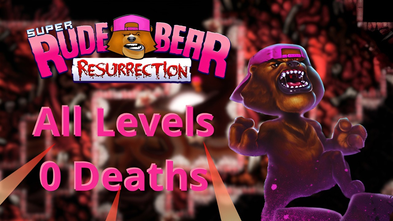 Super Rude Bear Resurrection - All Rainbow / Deathless Medals [PS5]