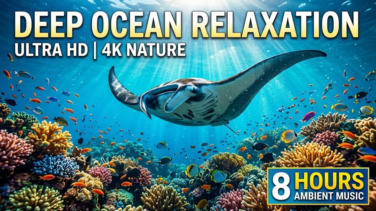 Ocean Dream Serenity 🌅 • Relaxation Music for Sleep 😌 • Soft Waves and Ambient Calm 🌊