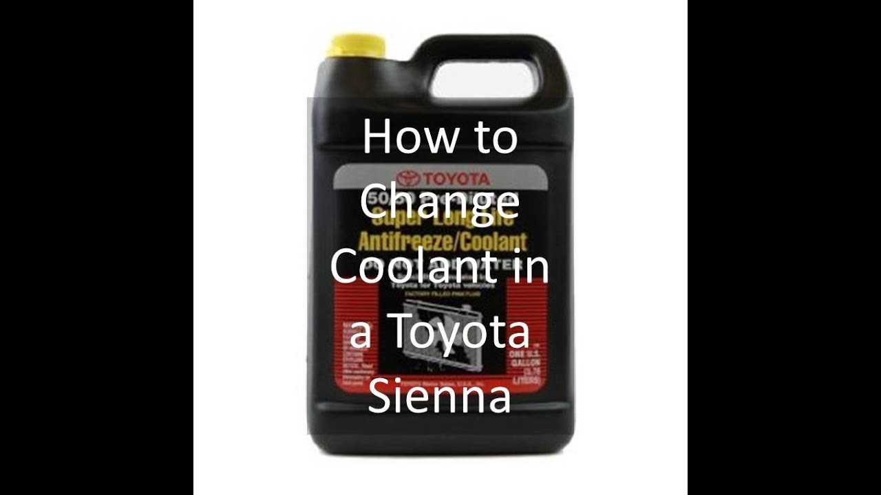 [DIY] 2011 Toyota Sienna Coolant Change