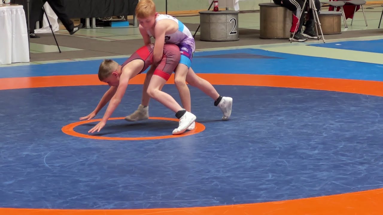 Wrestling / Ringen, Offene MDM in Stendal, Jugend C, 34 kg, greco-rom., Wegner - Schreiner