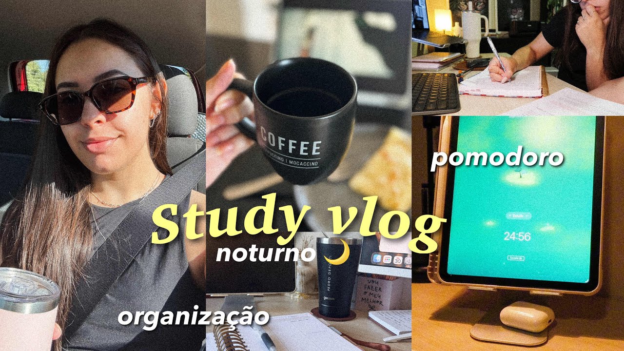 study vlog noturno 🌙 preparação para a volta às aulas, método pomodoro + como eu faço revisões 🖇️