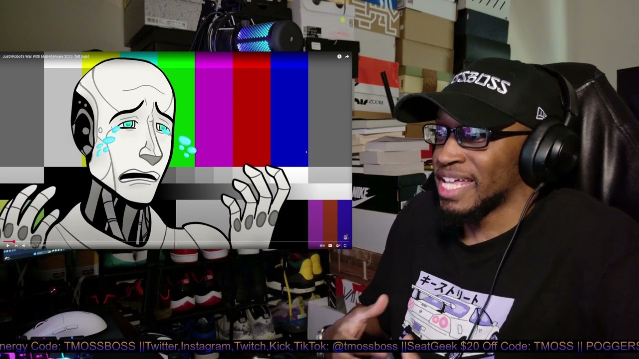 JustARobot's War With Mali-Malware 2023 (full logs) REACTION!!