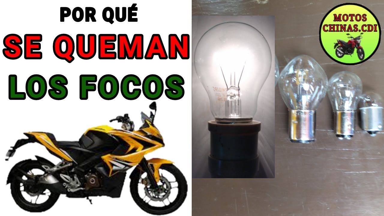 Focos de la Moto Mucho se Queman.😫 Explicacion🔴🟢