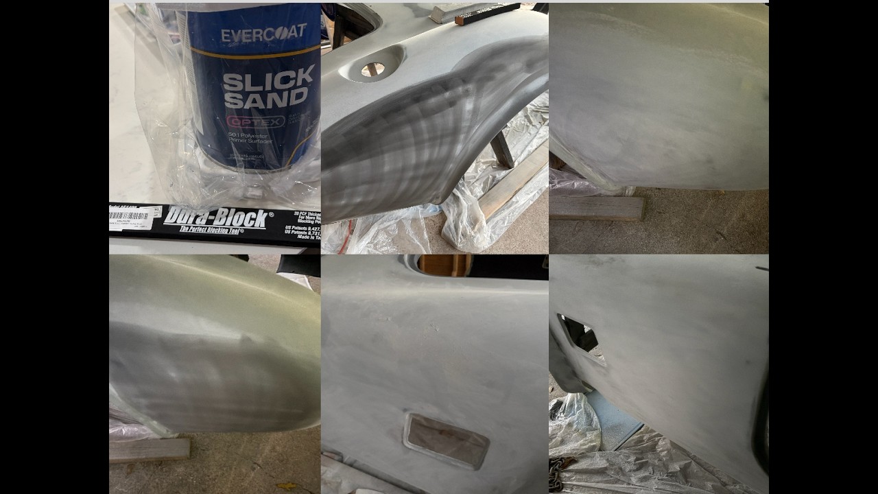 Sanding Slick Sand Primer FFR Cobra MKII round 2 part 17