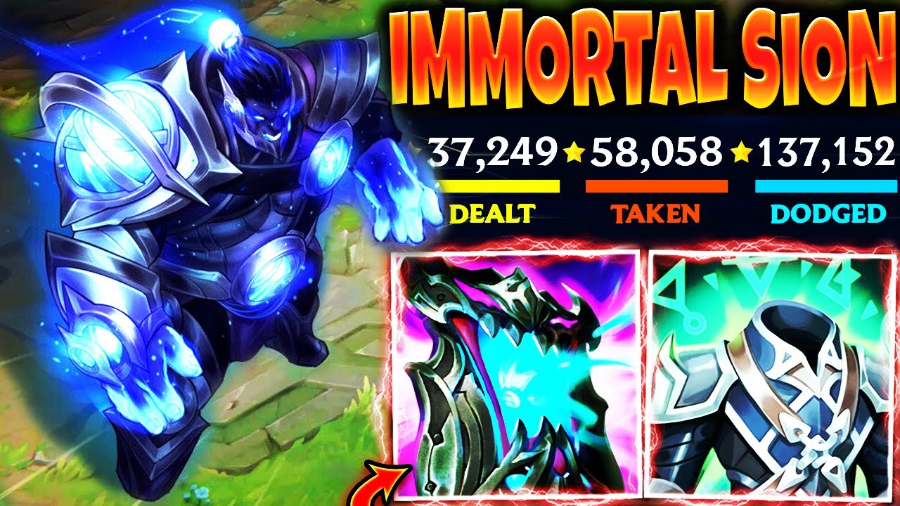 My Immortal Sion Build is the BEST and ONLY WAY TO CARRY GAMES ~ NON-STOP 1V5 & 230.000+ TOTAL DMG 🔥