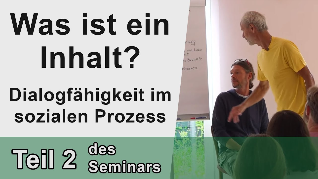 Wie finde ich einen Inhalt? Wie baut der Mensch sich und den anderen auf?