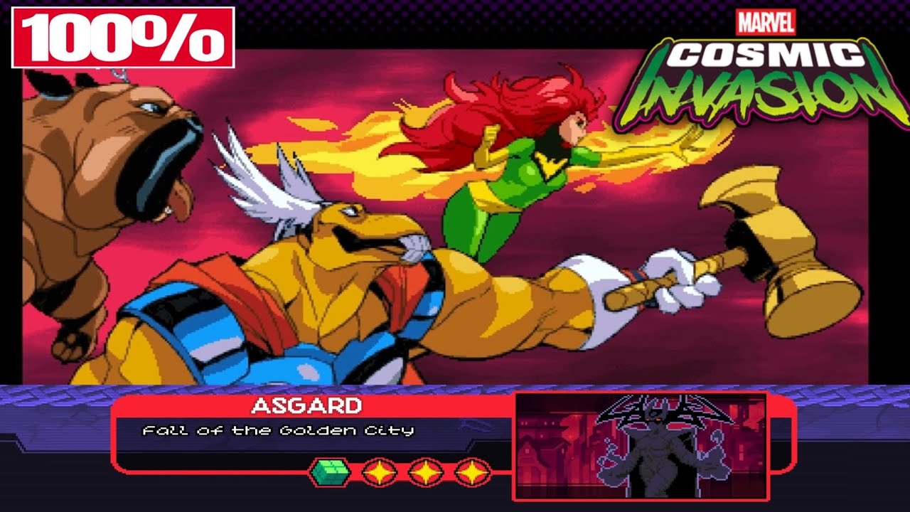 Marvel Cosmic Invasion- All Challenges in Mission 7: Asgard 100% Guide Walkthrought