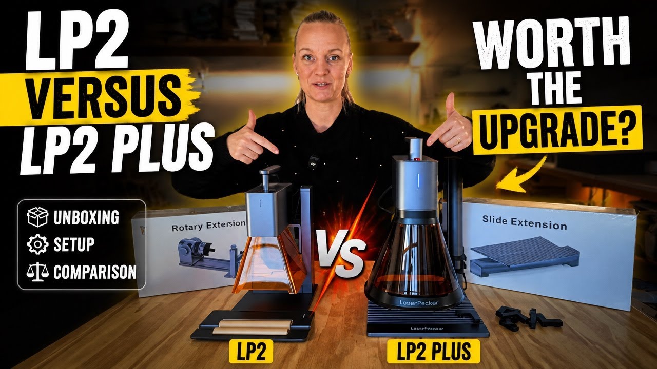 Стоит ли покупать новый LaserPecker LP2 Plus? Полная распаковка, настройка и сравнение LP2