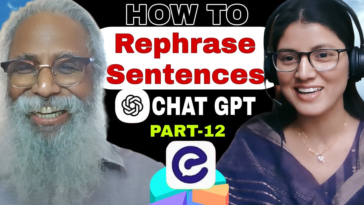 How to rephrase sentences in English || How to talk to CHAT -GPT  with Nandgopal Sir@EnglishYaari : English For Professionals