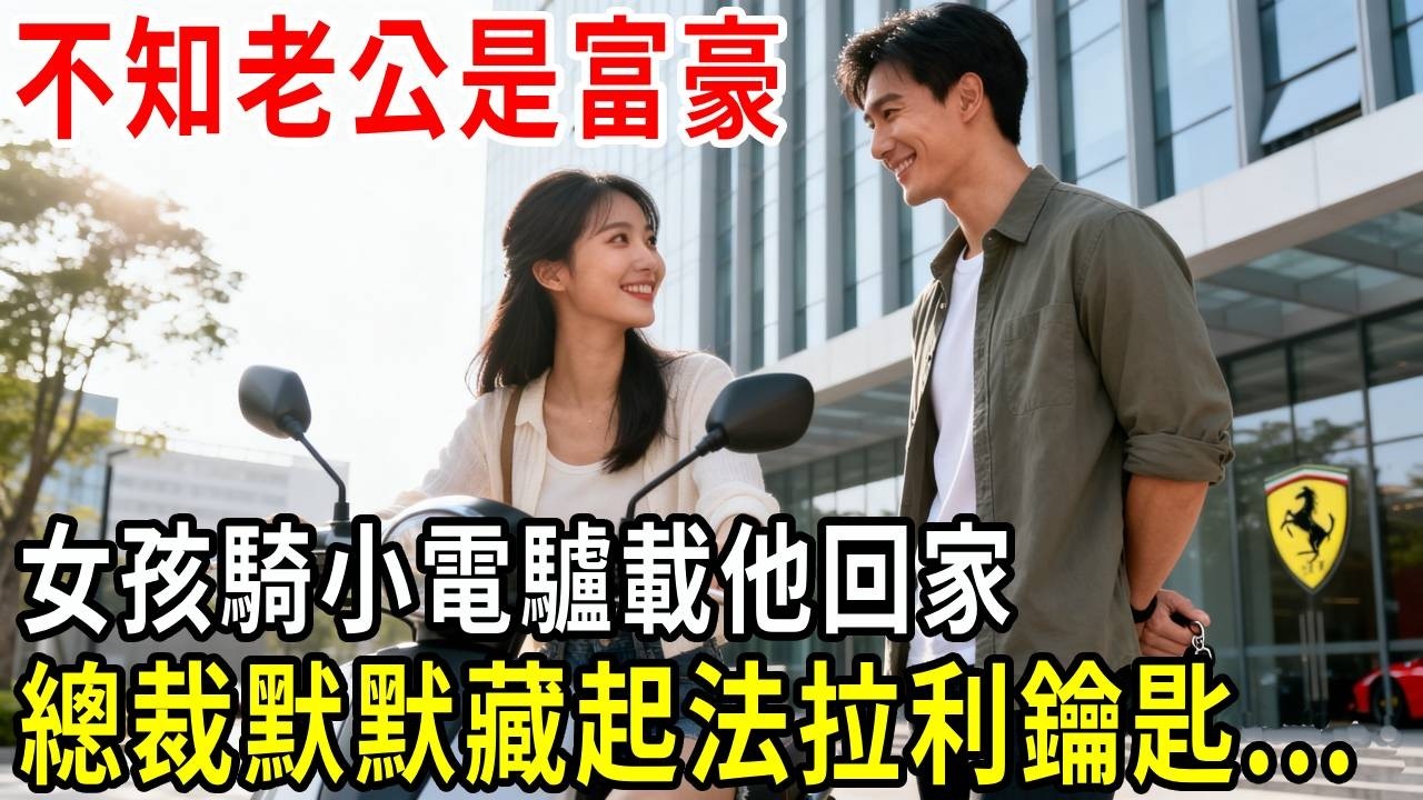 相親見面3小時就領證，女孩不知閃婚老公是百億富豪，騎小電驢載他回家，總裁默默藏起法拉利鑰匙...#掉馬甲#甜寵 #閃婚#情感故事 #霸道總裁 #婚姻#都市愛情 #先婚後愛 #灰姑娘#爽文 #婚姻
