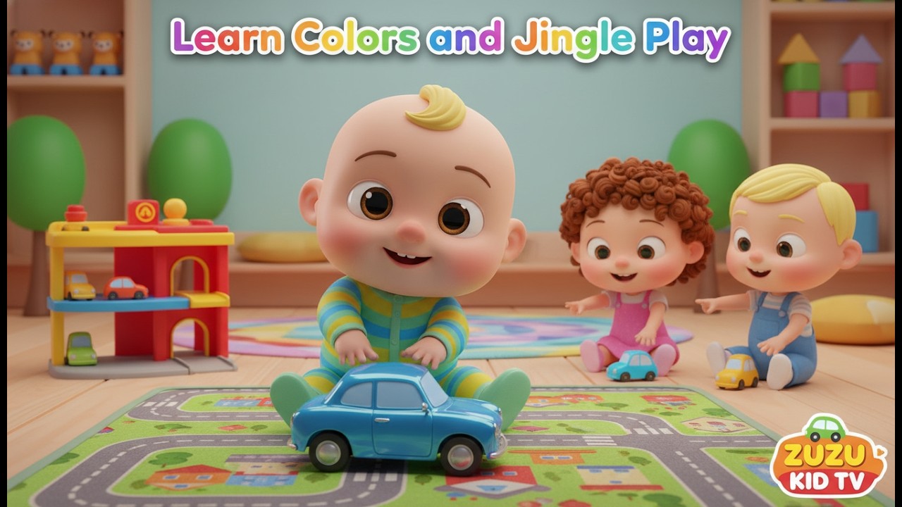 Learn Colors and Jingle Play with Zuzu | Kids Nursery Rhyme, Toddler Color Learning & Playful Fun 🌈🎶