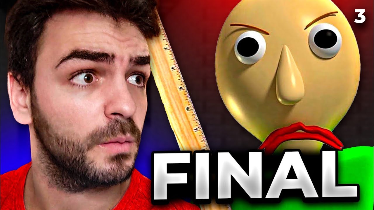 ADIOS CALVO DE M...😂 ME PASO BALDI'S BASIC