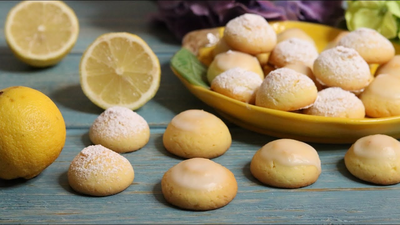ZITRONENPLÄTZCHEN „GOCCE AL LIMONE DEL LAGO DI GARDA“ - ZITRONENKEKSE SCHNELL UND EINFACH