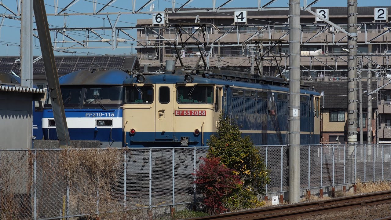 千葉機関区に帰ってきたEF65〜蘇我試単