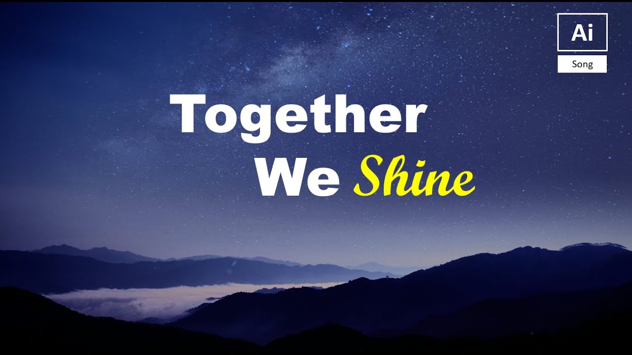 Together We Shine - AI composed song