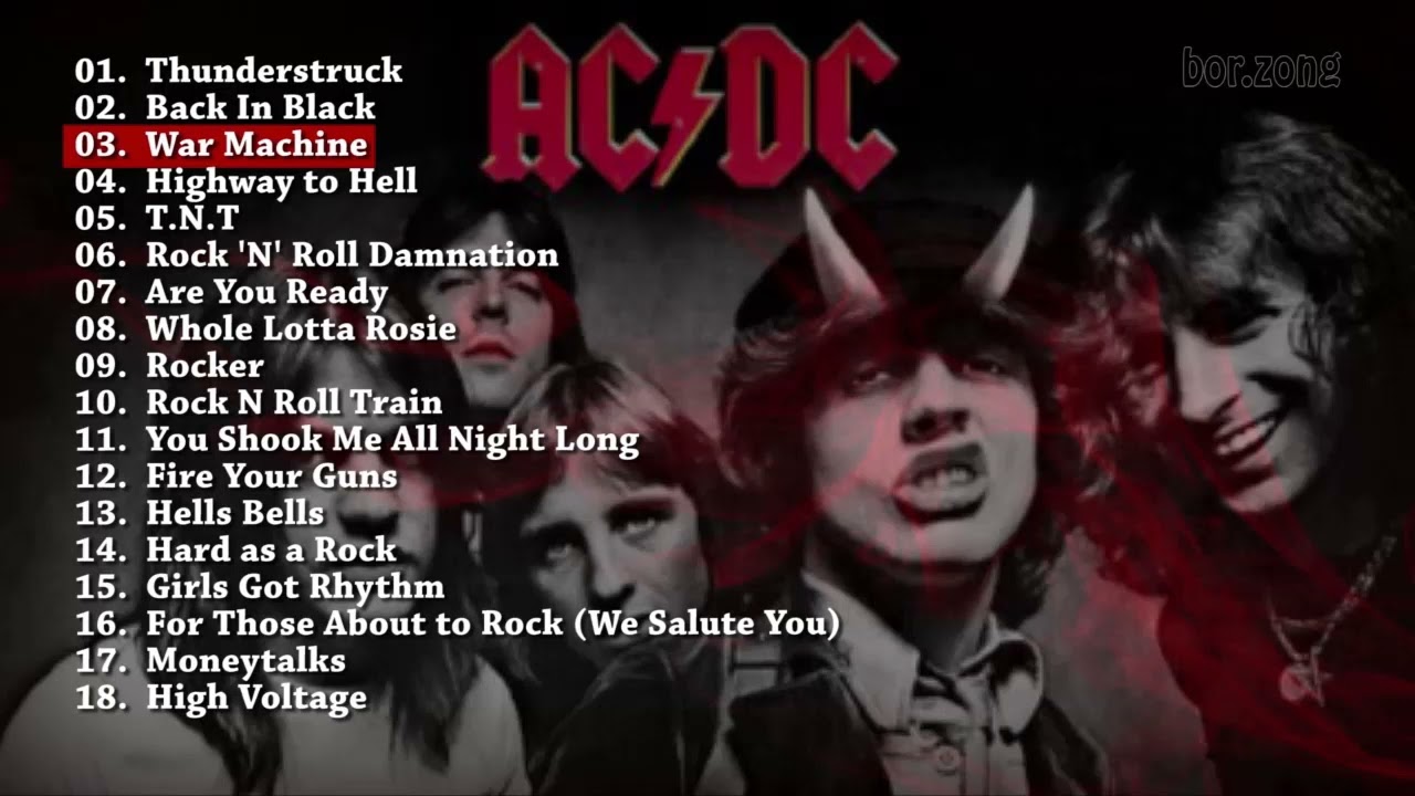 ACDC Best Song 2022 - The Greatest Hits Of ACDC 2022