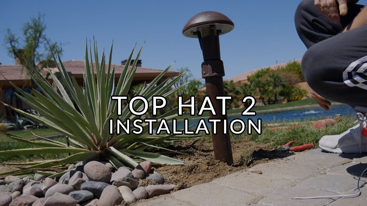 Top Hat 2 Pathway Light (LED) Installation (Roto Lighting)