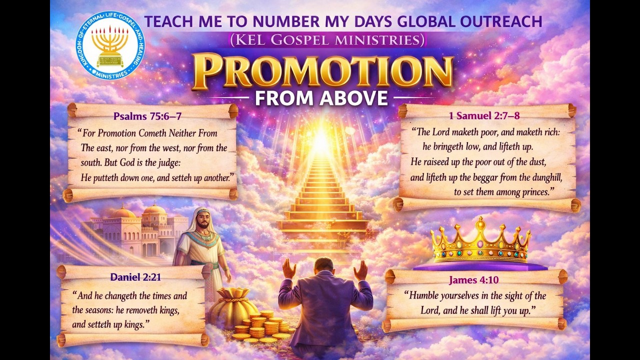 LIVE 🔴 Teach Me To Number My Days Outreach | Promotion From Above | EP266 | Mon 16 Mar 2026 @ 12AM