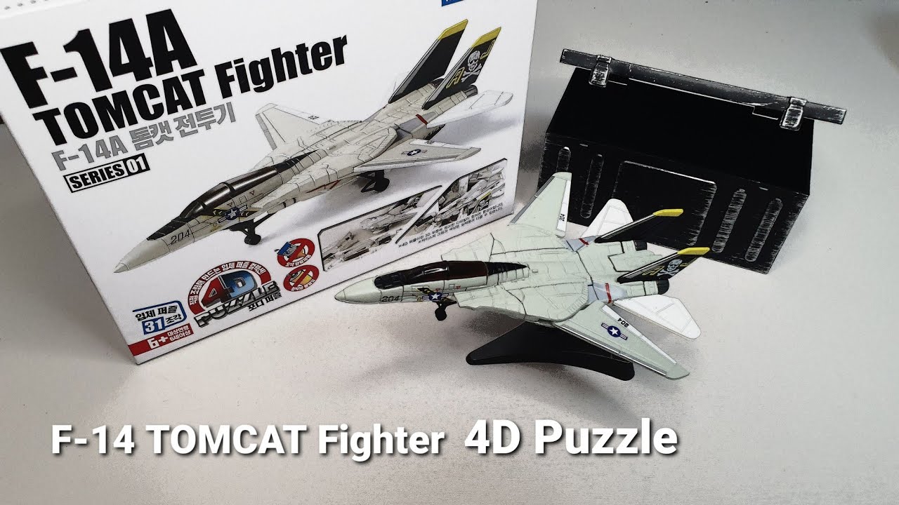 4D Puzzle: F-14 TOMCAT Fighter (31Pieces)