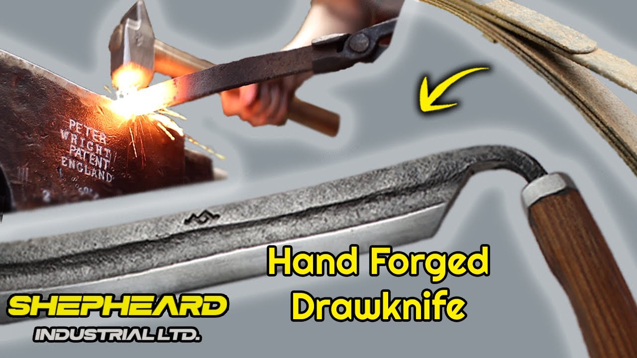 How to make a Drawknife - Transforming Scrap metal into a Useful tool!!