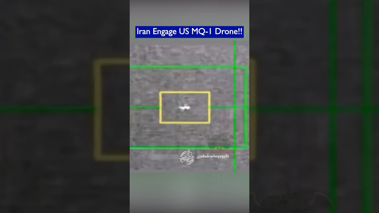 Iranian Air Defenses Engage U.S. MQ-1 Predator Over Strait of Hormuz!!