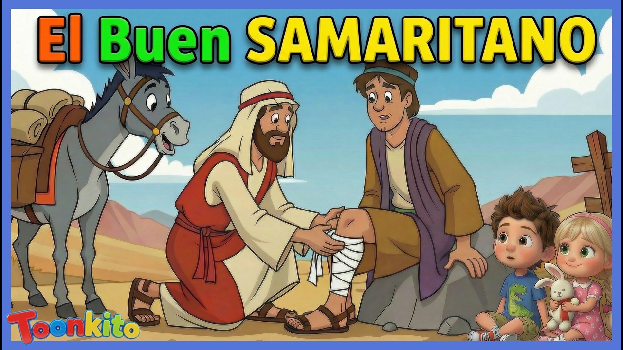 Valores con El Buen Samaritano: Dibujo Animado Bíblico 2026