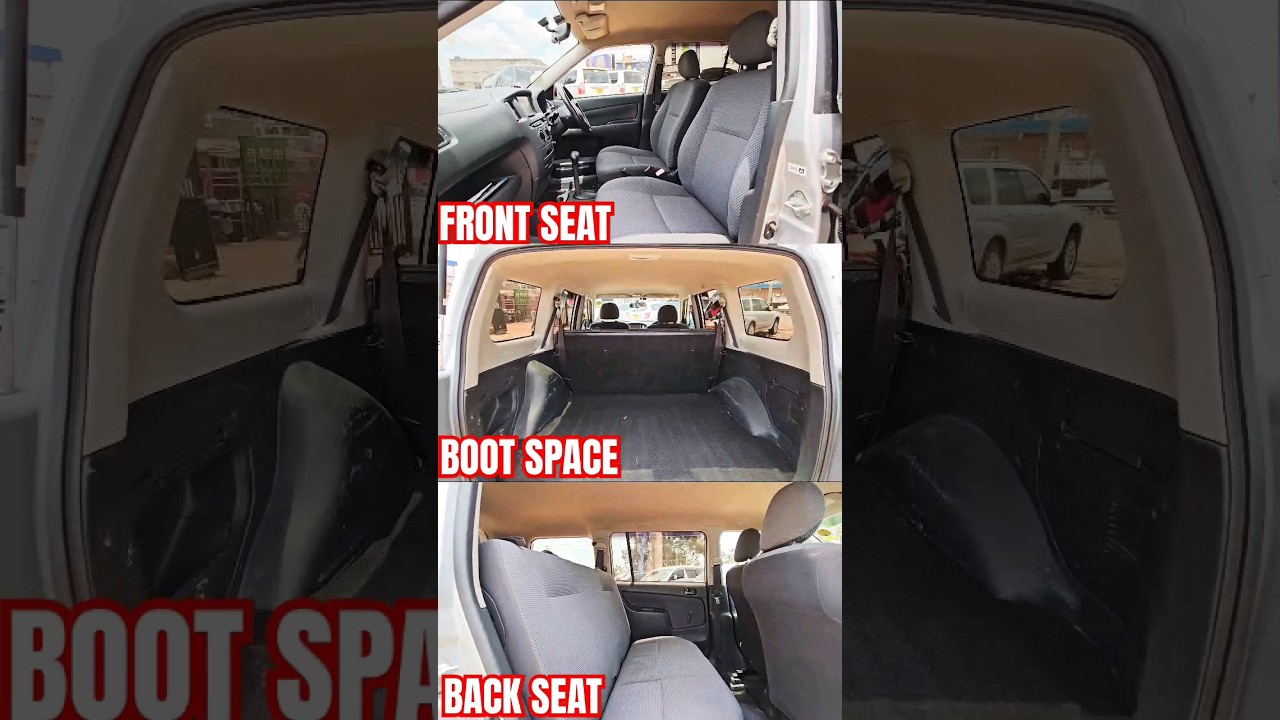 BIG BOOT SPACE TOYOTA SUCCEED #car #toyota #succeed #carreview #kampala #uganda #shorts #pearlwheels
