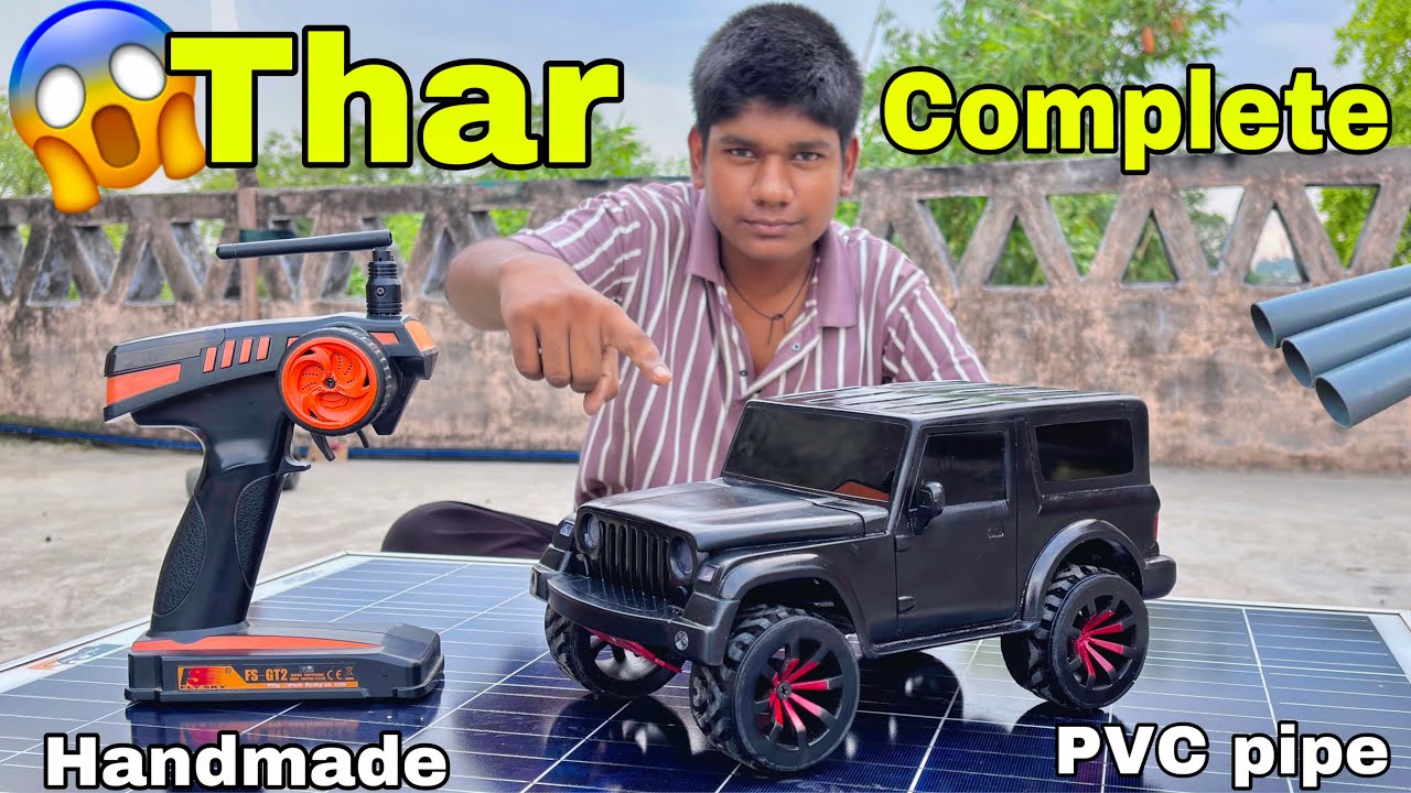 How to make Thar (Complete😱) Using PVC pipe Thar project handmade